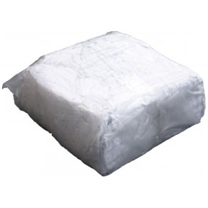 Hvid Tricot std klude 10 kg