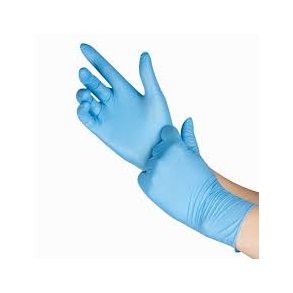Nitrilhandsker Sensitiv Bl� Pudderfri 100 stk.��